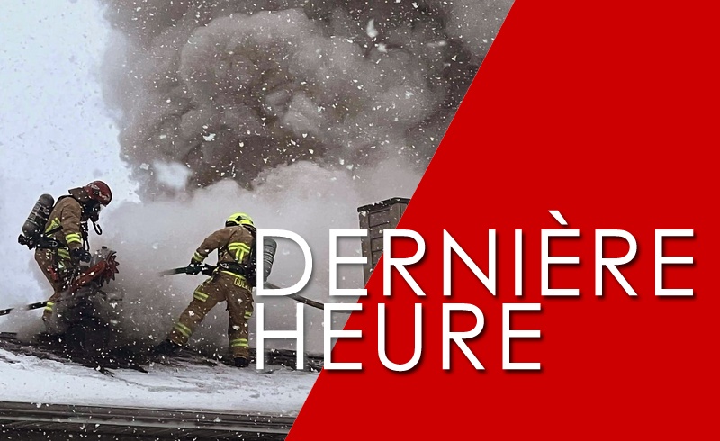 DERNIÈRE HEURE: Incendie majeur dans une résidence de Beauport près du boulevard Ste-Anne