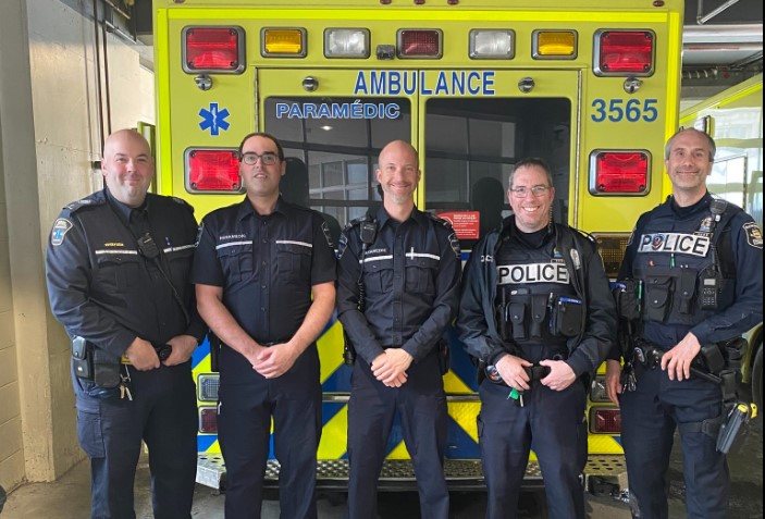 Félicitations aux intervenants : Une dame dans la trentaine a été réanimée