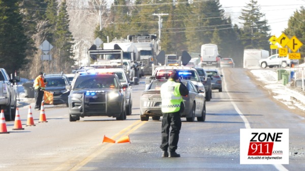 Grave accident collision frontale sur la route 138 à St-Joachim