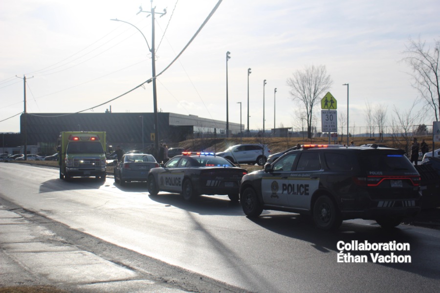 Un enfant en bas âge frappé par un véhicule à St-Georges