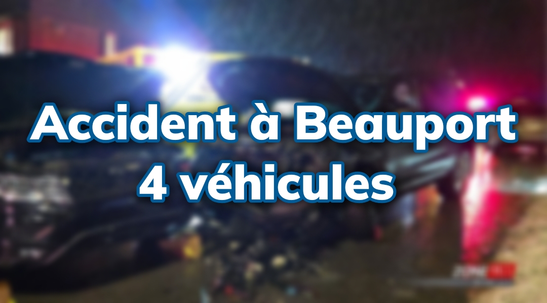 Accident à Beauport quatre véhicules impliqués 