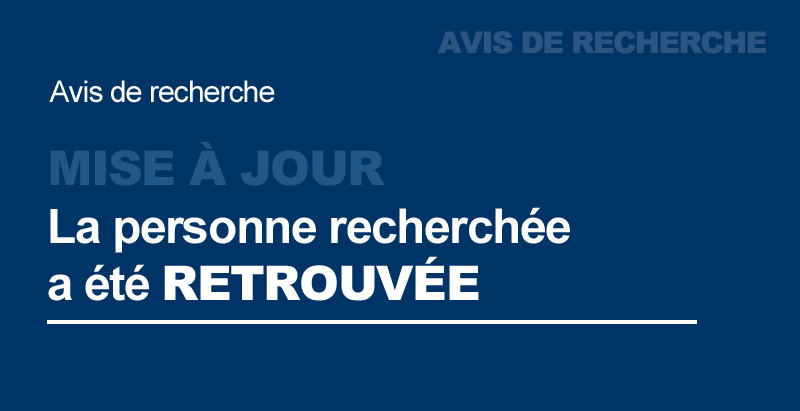 DERNIÈRE HEURE - Disparition à Sainte-Pétronille (île Orléans)  *** RETROUVÉE ***